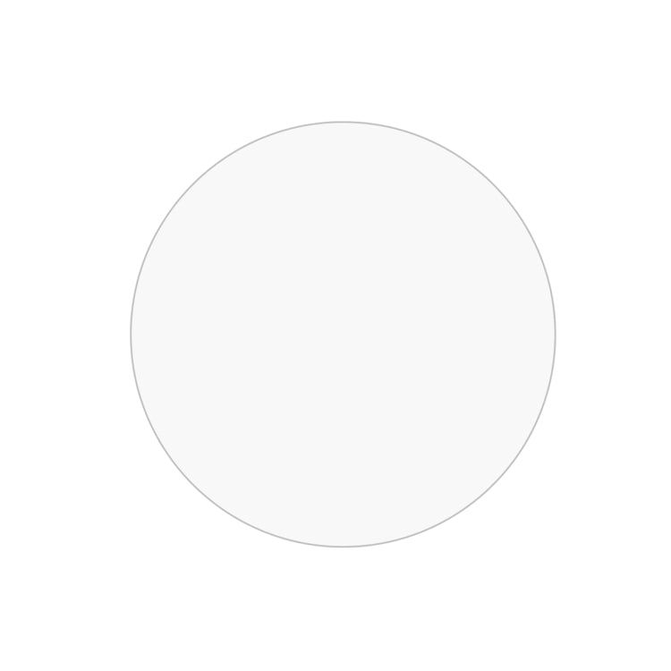 Garmin Forerunner 245 tempered glass screen protector, circular fit template