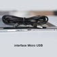 Micro USB cable with USB-A plug for powering a dimmable LED drawing lightbox