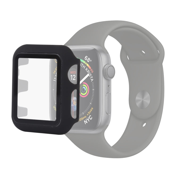Gray and black protective case with clear screen cover for Apple Watch 42mm