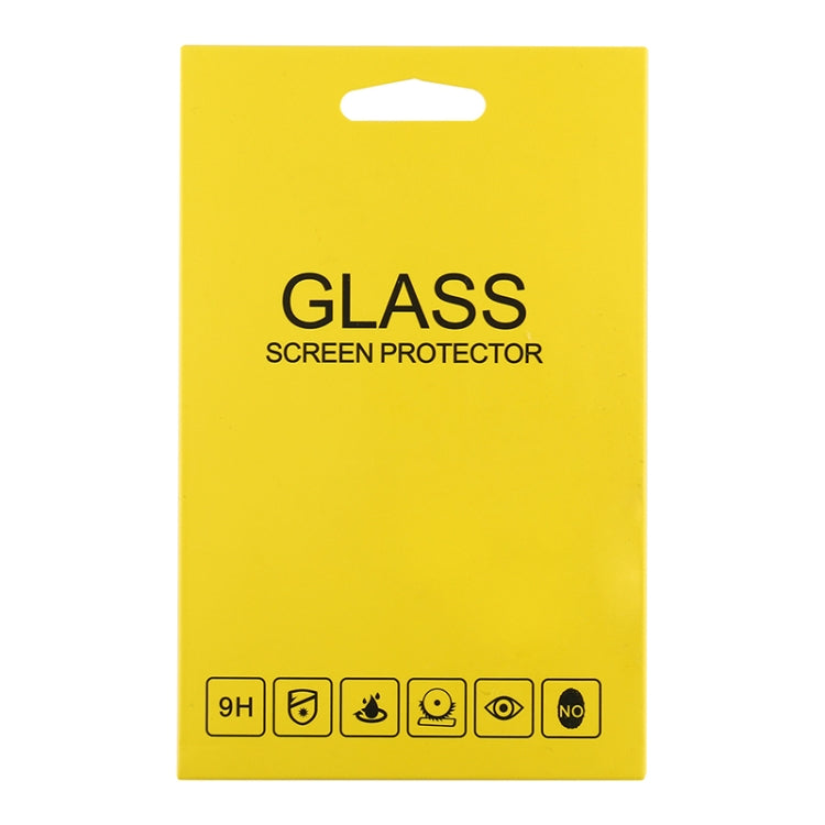 Yellow GLASS screen protector package for 9H hardness tempered glass