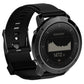 Black silicone watch band with black buckle for SUUNTO Traverse smartwatch
