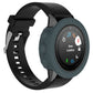 Navy blue silicone protective watch case for Garmin Fenix 5 with raised side grips