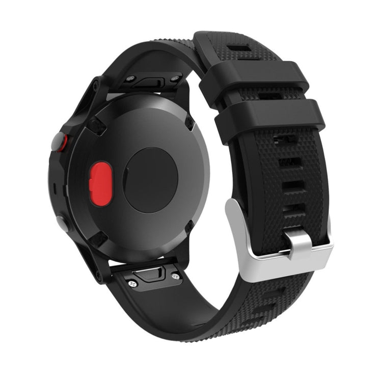 Smartwatch charging port dustproof silicone stopper with red insert on watch body