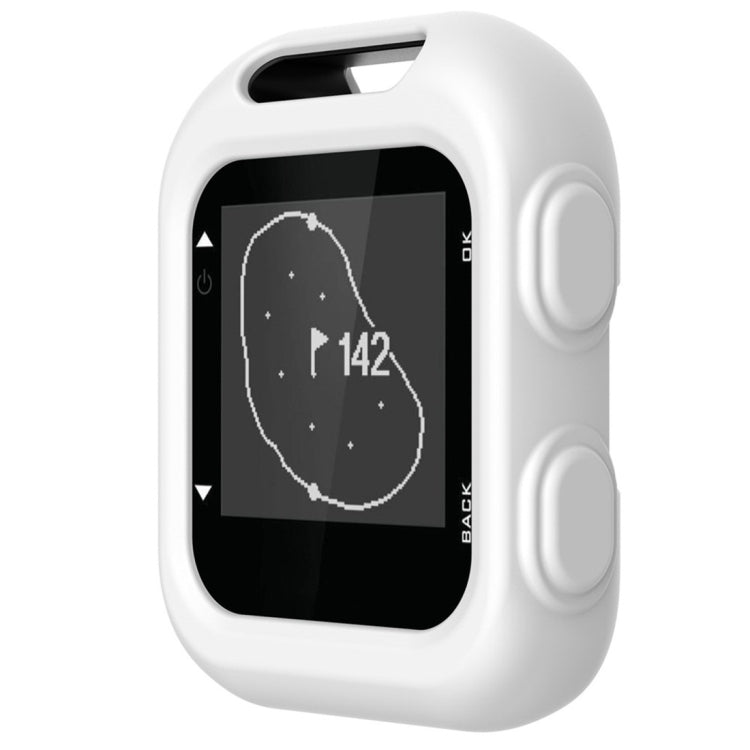 White silicone protective case for Garmin Approach G10 golf device