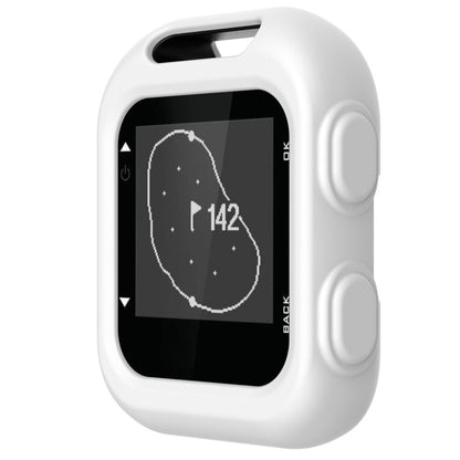 White silicone protective case for Garmin Approach G10 golf device
