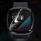 TPU screen protector film for Fitbit Versa 3, curved cutout for watch display