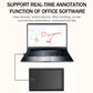 Digital drawing tablet shown with laptop screen for real-time annotations