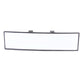 Rectangular interior rearview mirror with black border and top mounting clips