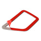 Instrument air outlet decorative trim sticker, red frame backing, black insert