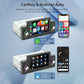 Car MP5 head unit with touchscreen apps and phone CarPlay/Android Auto connection