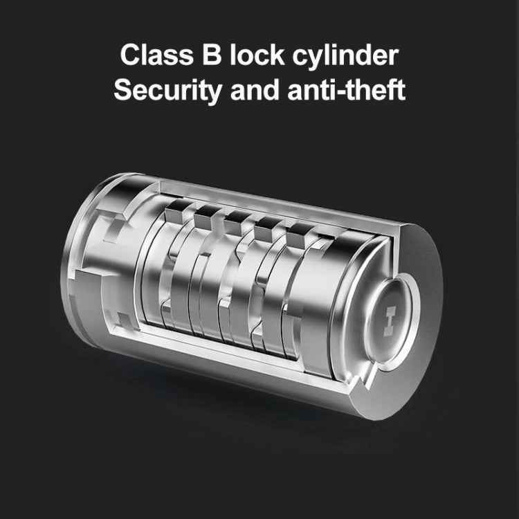 Silver lock cylinder with ridged design for steering wheel anti-theft lock