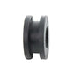 Motorcycle rear shock absorber buffer ring, black rubber sleeve with inner center hole