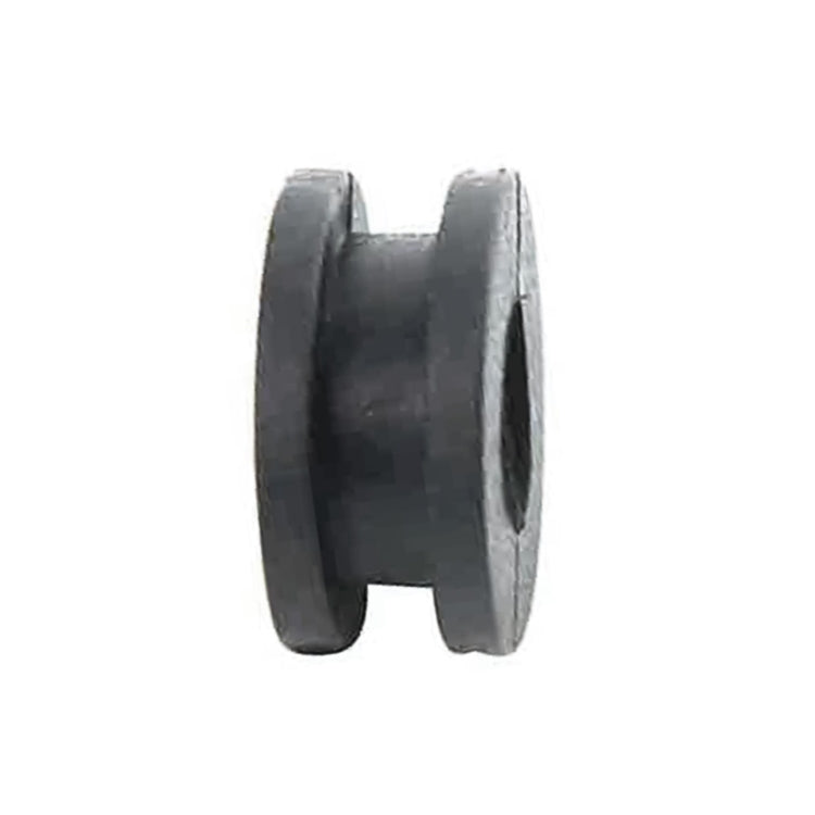 Motorcycle rear shock absorber buffer ring, black rubber sleeve with inner center hole