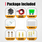 Fuel pump relay wiring kit package: relay, fuse, fuse holder, and cable ties