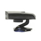 Black rotating compass ornament with top cover and suction-cup mounting