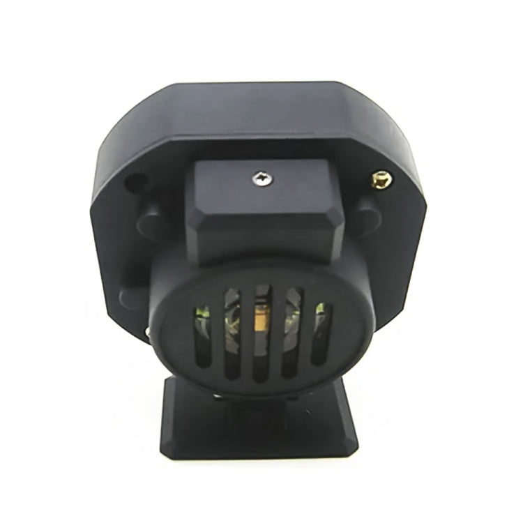 Black rear connector of car inclinometer level meter with screw posts and contact pins