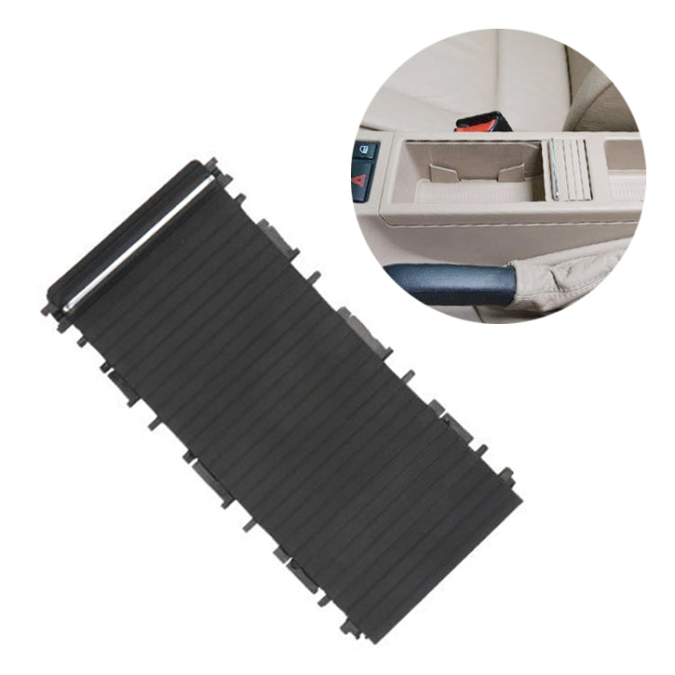 Black ribbed cup holder cover insert with interlocking tab edges