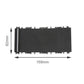 Black ribbed cup holder cover insert measuring 168mm x 82mm