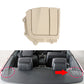 Right-side convertible rear platform hinge cover, beige ABS plastic piece with mounting tabs