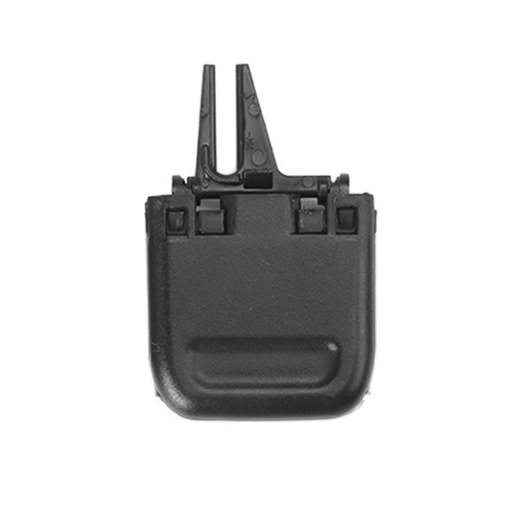 Black air vent outlet paddle insert with two prongs and mounting tabs