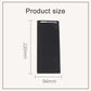 Black ribbed armrest box cover with silver handle, size 94×220mm