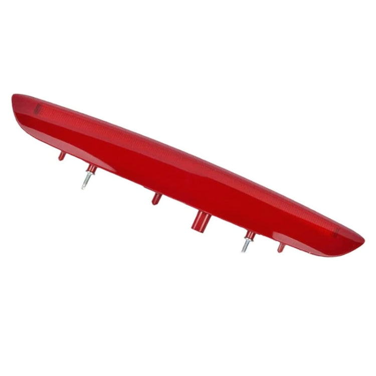 Red high-mount brake light lens with mounting pins underneath