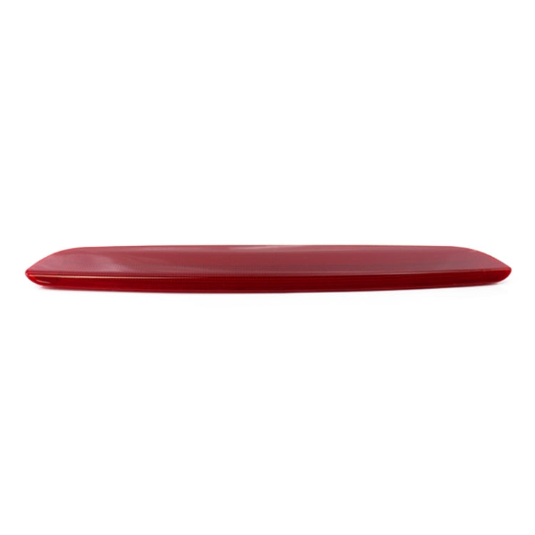 Red high-mount brake light in side profile