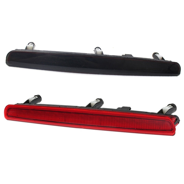 High position brake light bar, showing black housing and red lens