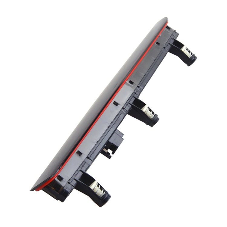 High position brake light angled view with red edge strip and mounting clips