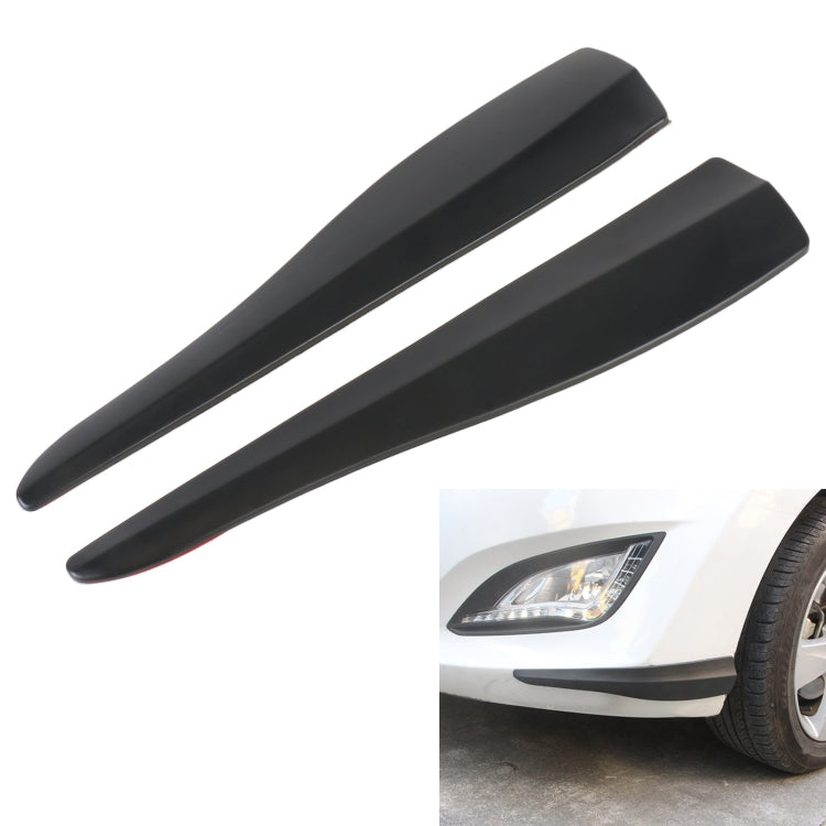 Long silicone bumper strip set (2-pack) in black, smooth flexible edge