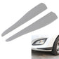 Long silicone bumper strip set (2-pack) in grey, smooth flexible edge