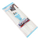Long silicone bumper strip set in clear packaging (2-pack)