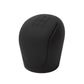 Black silicone dustproof shift knob cover with gear lettering