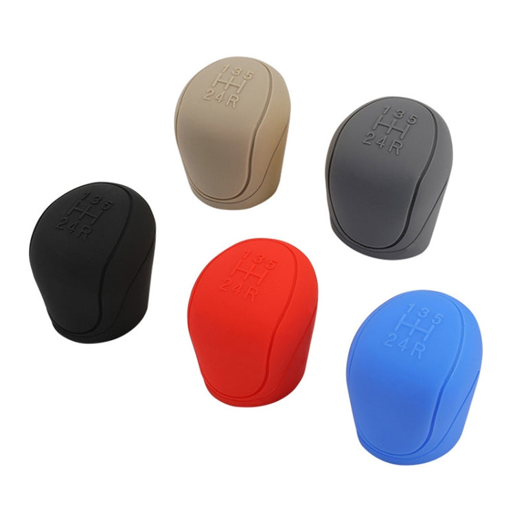 Silicone shift knob cover set in multiple colors