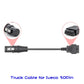 Truck diagnostic adapter cable with 30-pin plug and OBD-II 16-pin plug