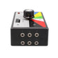 Electronic stethoscope control box with colored channel selector and 6 audio output ports