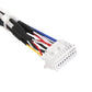 RCA video/audio cable harness showing white multi-pin connector and bundled wires