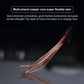 Flexible multi-strand copper wire leads for RCA video/audio connection