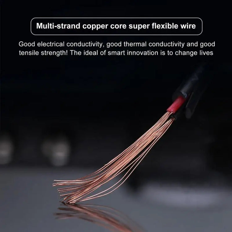 Flexible multi-strand copper wire leads for RCA video/audio connection