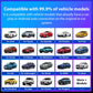 Vehicle compatibility grid showing supported car models for the connection