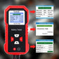 Battery tester LCD with cranking and charging results indicators