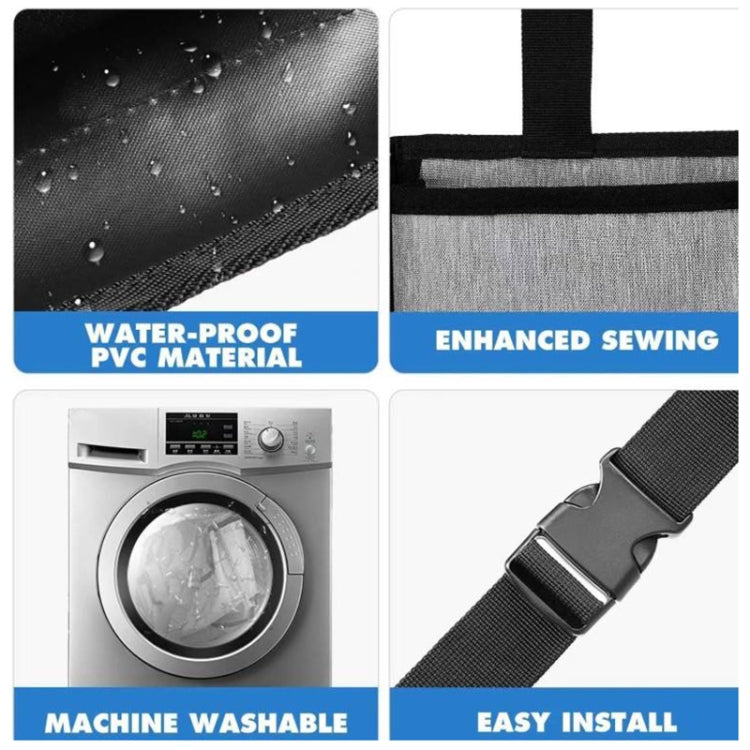 Water-resistant textured fabric car organizer with reinforced stitching and adjustable strap