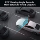 Car dash cam wide-angle view showing cars across multiple lanes
