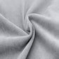 Gray suede mattress fabric close-up with soft, fuzzy texture