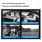 Non-inflatable mattress safety infographic with four driving-sleep panels