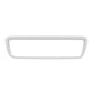 White silicone rearview mirror protective cover, rectangular frame with soft edge