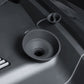 Car hood wiper water funnel on car hood, gray cup with spout opening