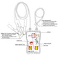 Automobile injector tester wiring diagram showing reset, mode, and pulse keys