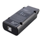 OPCOM V1.95 OBD2 diagnostic scan tool angled front with USB port and logo