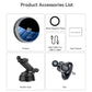 Yesido C326 15W magnetic car wireless charger holder accessory kit: plate, cable, manual